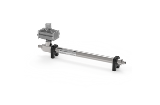 High-pressure diffuser for compressed gas sampling
